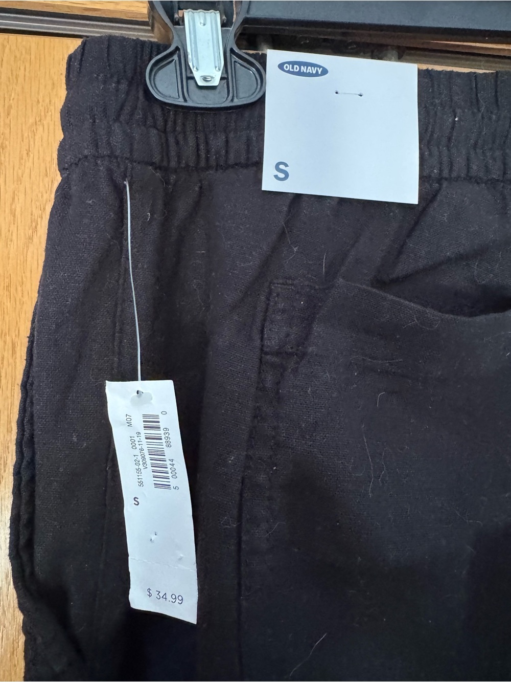 Old Navy Womens Linen-Blend Crop Pants - Picture 5 of 6